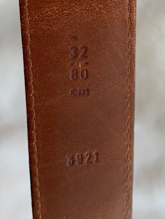 Vintage Coach Brown Leather Belt main image 4